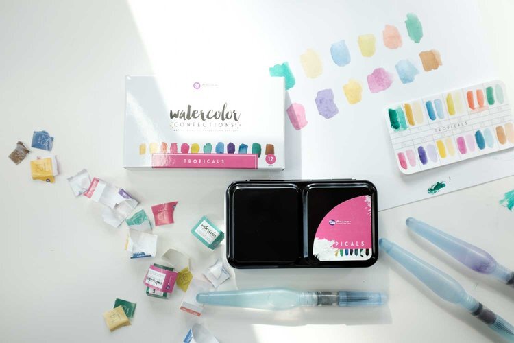 Unboxing Video and First Impressions: Prima Tropical Watercolor ...