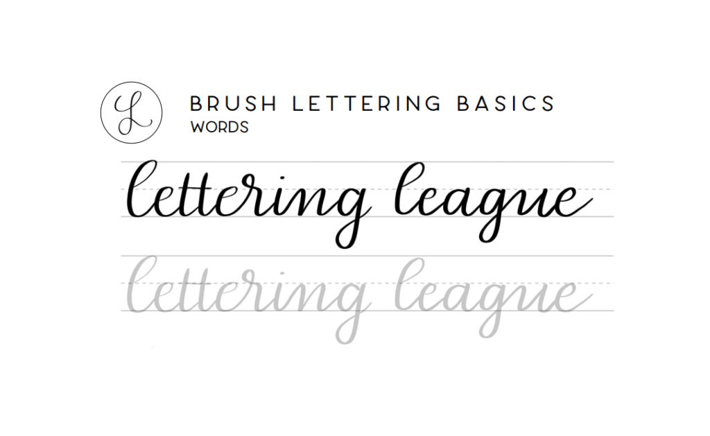 Brush Lettering Guide Main Picture